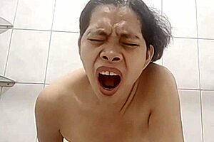 My asian wifey masturbates dreaming of fucking husband and friend