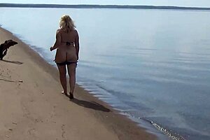Wild Bikini Milfs Walk Beach Big Ass Pussy Show!
