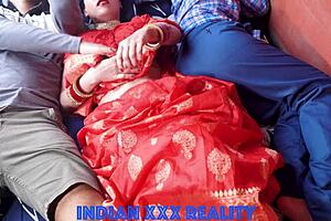 indian stepmom seduces stepson and stepdad for desi hindi fuck