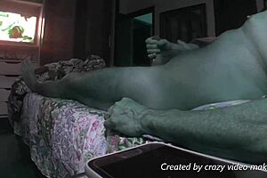 my wife gives a homemade handjob, it's so real and intense