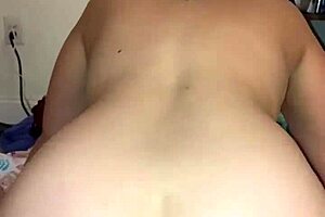 Big ass girlfriend gets a big dick in her tiny asshole