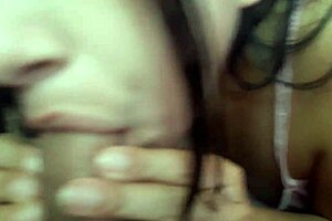 Stepfather teaches stepdaughter to suck cock for first time