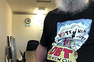 mature woman masturbates alone with shaved pussy